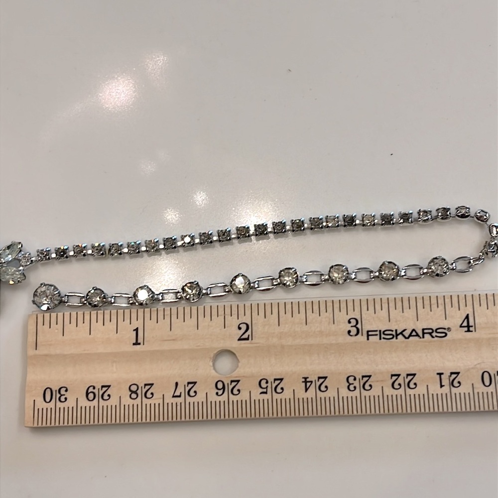 Volupte Vintage Rhinestone Necklace & Screw Back Earring Set. Beyond Exquisite. - Picture 14 of 16